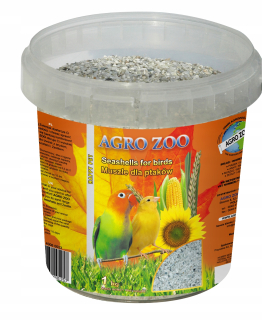 Vitamíny pre exotické vtáctvo - Rozdrvené morské škrupiny pre vtáky 1 kg