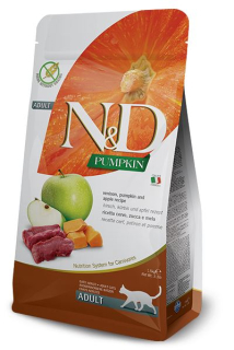 Granule pre mačky - N&D Cat Pumpkin Venision & Apple Adult 300 G