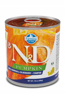 Konzervy mokré krmivo pre psa - N&D Pumpkin Lamb a Blueberry 6x285 G Štartér