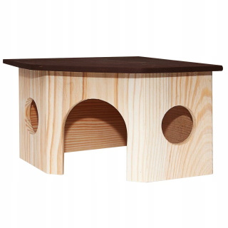 Domček pre morča, králika - Príroda Piggy Home XL Drevená dom pre hlodavce
