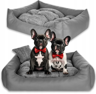 Lehátko, pelech pre psa - Nelke Dog Lair Eco -Leather M 75x65cm Premium