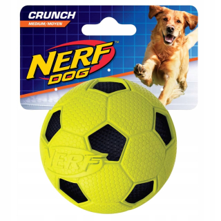 Hračka pre PSA - Nerf pes médium futbal crunch loptu poprík