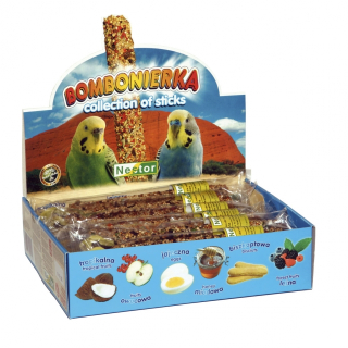 Krmivo pre papagáje - Nestorová čokoládová skrinka pre malé vtáky zmiešajte Kolb 040