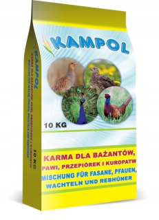 Krmivo pre papagáje - Prírodné jedlo pre páv 10 kg PW Kampol