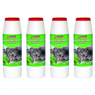 Super Benek granule Neutralizátor zápachu Zelený čaj boj proti zápachu 500 ml 500 g