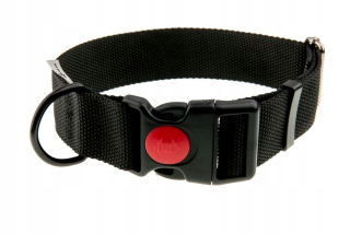 Obojky pre psy - Golier pásky 40 mm čierny 39-61 cm B. Silný