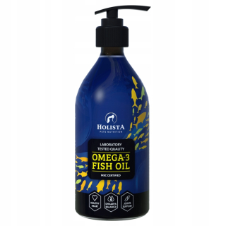 Oleje a tuky pre mačky a psy HolistaPets oil 500 ml 500 g 1 ks.