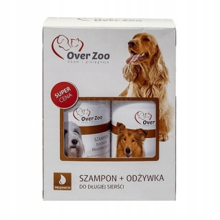 Nad šampónom a kondicionérom zo zoo pre psov dlhý kabát