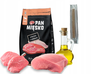 Suché krmivo Pan Mäso Teľacie mäso s morkou XS 9 kg