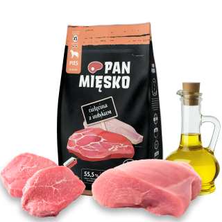 Suché krmivo Pan Mäso Teľacie mäso s morkou XS 9 kg