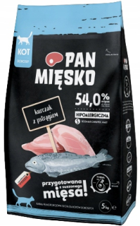 PANVA MÄSO KURA SO Pstruhom 5 KG PRE KAT