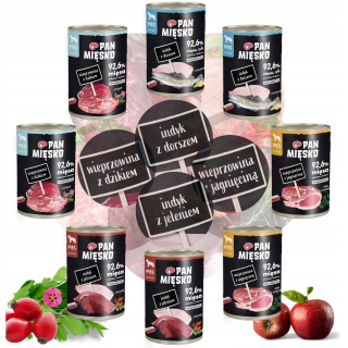 Pan Mięsko mokré krmivo mix príchutí 0,4 kg
