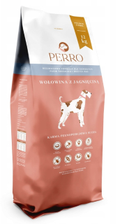 Perro suché krmivo hovädzie 12 kg