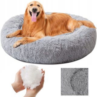 Pelech pre PSA PRE MAČKU MÄKKÝ VANKÚŠ SHAGGY XXL 110 CM FARBY