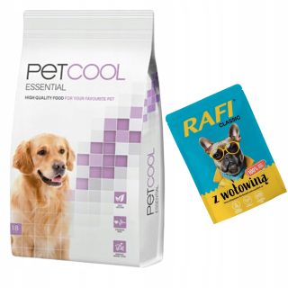 PetCool suché krmivo mix príchutí 18 kg
