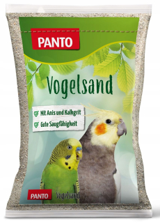 Piesok pre vtáky s vápnom a anízom 25 kg anízy