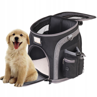 Prepravka pre mačku - Batoh Transporter Cat Bag Black