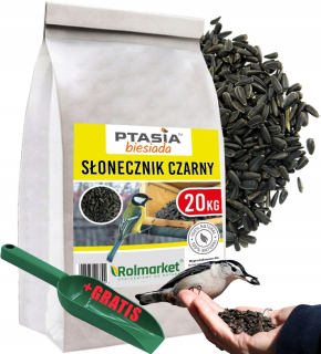 Krmivo pre papagáje - Potraviny pre zimné vtáky slnečnice 20 kg