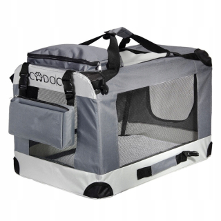 Nosič psa Cadoca odtiene sivej M 42 cm x 60 cm 42 cm