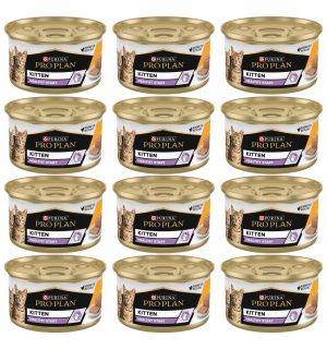 PRO PLAN Kitten Mokré krmivo pre mačiatka s kuracím mäsom 85 g