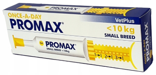 Vitaminy pre psov - Promax - psov <10 kg - zažívacie ťažkosti - 9 ml pastu