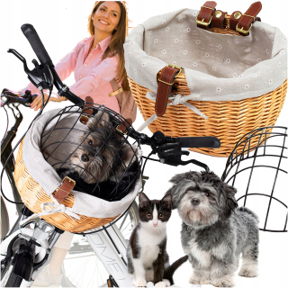 Be-active.pl košík na bicykel, odtiene hnedej, veľkosť S/M