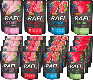 RAFI KRMIVO PRE PSA VRECKO ZMES PRÍCHUTIEK 20x300G