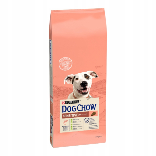 Suché krmivo pre psy granule - Purina Dog Chow citlivý dospelý losos losos 14 kg
