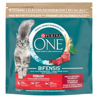 Purina ONE suché krmivo pre hovädzie mäso 1,5 kg