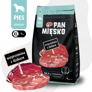 Pan Mięsko suché krmivo mix príchutí 9 kg