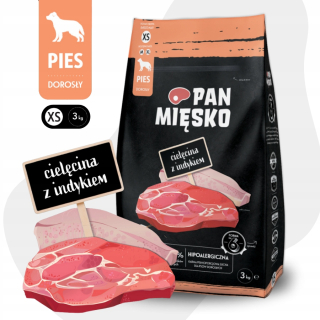Pan Mięsko suché krmivo teľacie 3 kg