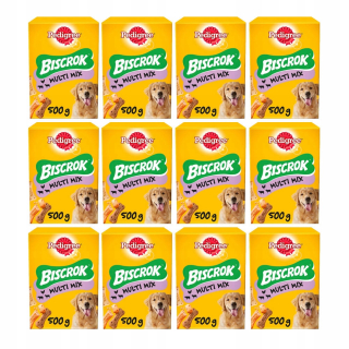 PEDIGREE Biscrok sušienky pre psov 500g x12