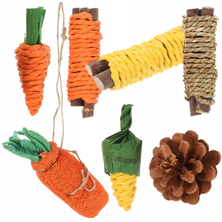 Hračka pre králika, morča - Pet Chew Stick Small Animster škrečok 7 ks