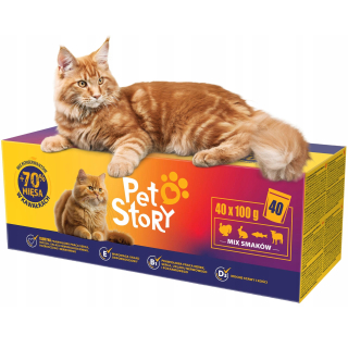Petstory mokré krmivo mix príchutí 4 kg