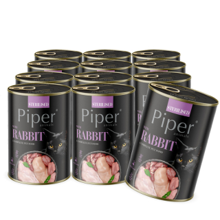 Mokré krmivo Piper králik 0,4 kg