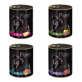Mokré krmivo Piper, mix príchutí, 9,6 kg