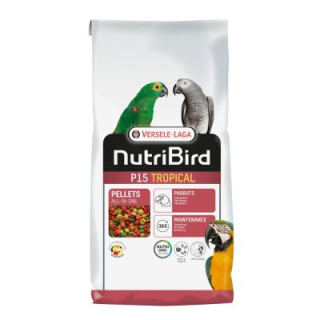 Krmivo pre papagáje - Potraviny pre papagáje Nutribird P15 Tropical 10 kg