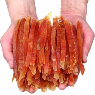 Pochútky, maškrty pre psy - Mäkké pruhy psa Haumiau 500g