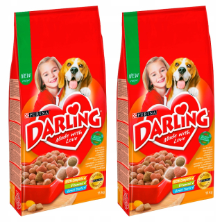 Krmivo pre psy - Purina Darling Karma pre psie kuracie zelenina 30kg
