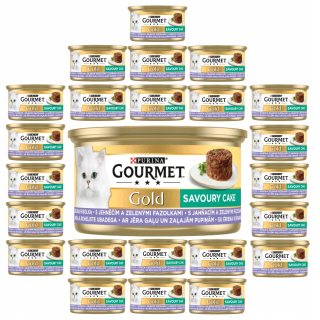 Konzerva pre mačky - Purina Gourmet Gold Food Lamin Fasola 24x85g