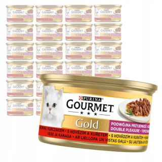 Gurmánske mokré krmivo mix príchutí 0,085 kg