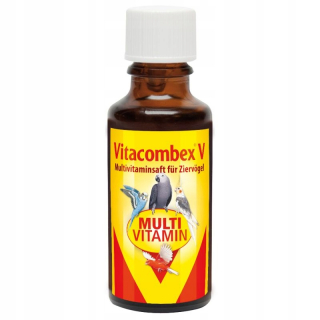 Vitamíny pre exotické vtáctvo - Quiko - CombEx V Multivitamín 30 ml vitamínu