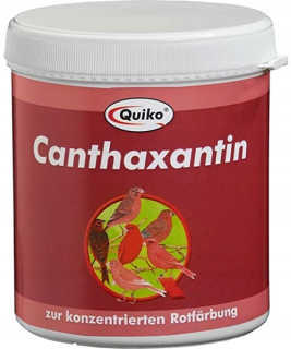 Vitamíny pre exotické vtáctvo - Quiko - canthaxantín 100 g (červené farbivo)