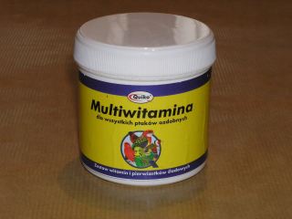 Vitamíny pre exotické vtáctvo - Quiko multivitamina 375 g