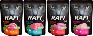 Mokré krmivo Rafi Cat, mix príchutí, 4 kg