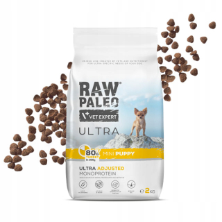 RAW PALEO ULTRA TURECKÁ PUPPY MINI 2kg - suché krmivo pre šteňatá mini plemien