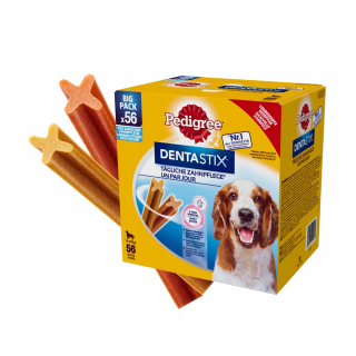 Pedigree DentaStix pamlsok pre psov 56 ks.