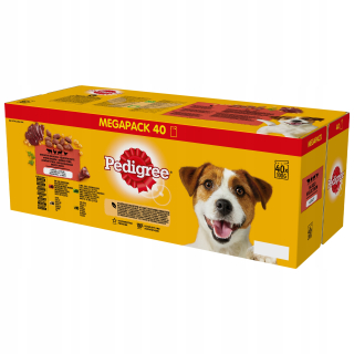 Pedigree mokré krmivo mix príchutí 4 kg