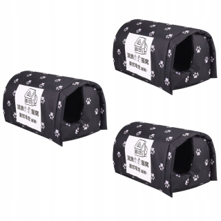 Domček pre morča, králika - Dážď -Kráľovňa tepelného tepla pre psa Outdoor 3 PCS