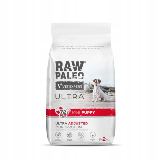RAW PALEO ULTRA BEEF PUPPY MINI 2kg - suché krmivo pre šteňatá malých plemien
